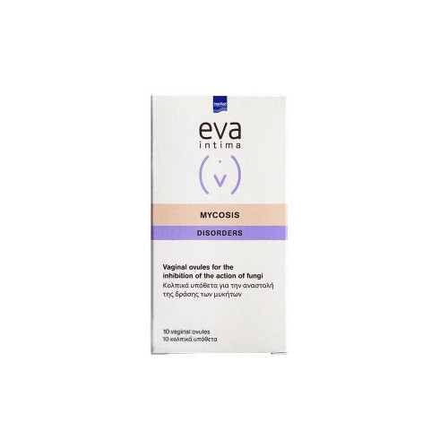 Intermed Eva Intima Mycosis Ovules Vaginal Suppositories 10Pcs