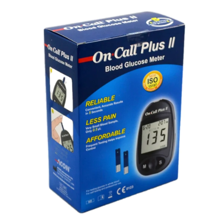 On Call Plus Blood Glucose Meter +Strips 50X