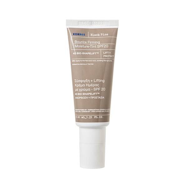 Korres Black Pine 4D Bounce Firming And Moisture Tinted Day Cream Spf20 40ml