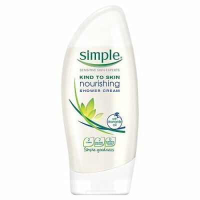 Simple Nourishing Shower Cream With Natural Geranium Oil 250ml