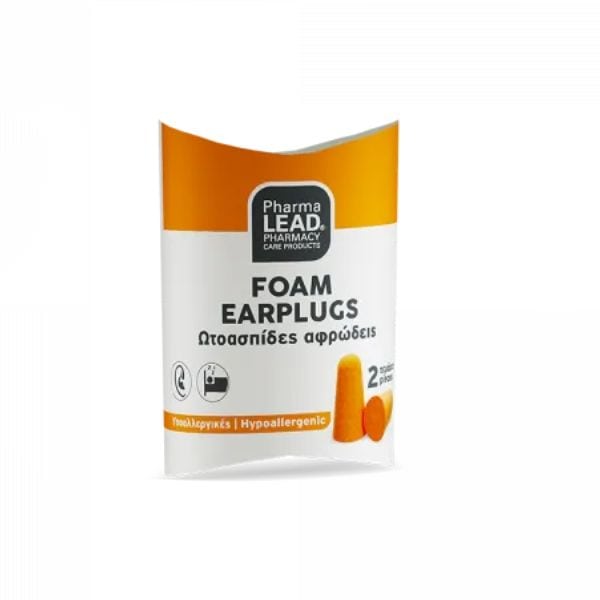 Pharmalead Foam Earplugs In Orange Color, 2Pcs