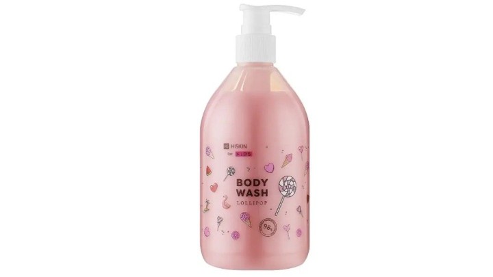 Hiskin For Kids Body Wash Lollipop, 400ml