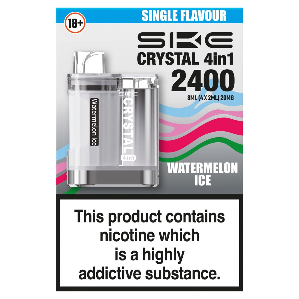 Crystal 4In1 2400 Watermelon Ice  Vape