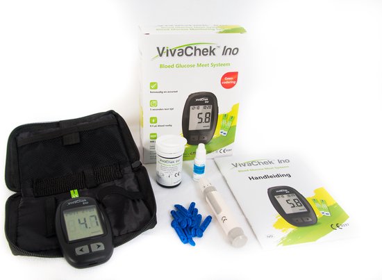Vgm01-011 Blood Sugar Glucometer Set Viva Mashine