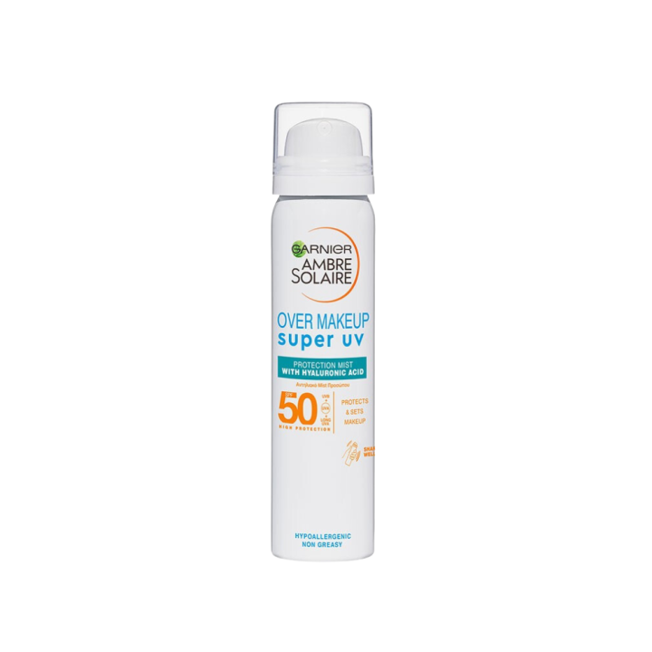 Garnier Ambre Soleil Over Makeup Super Uv Protection Mist Spf 50 75Ml