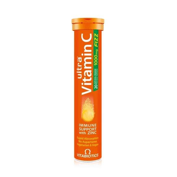 Vitabiotics Ultra Vitamin C Fizz 20S 1+1 Offer
