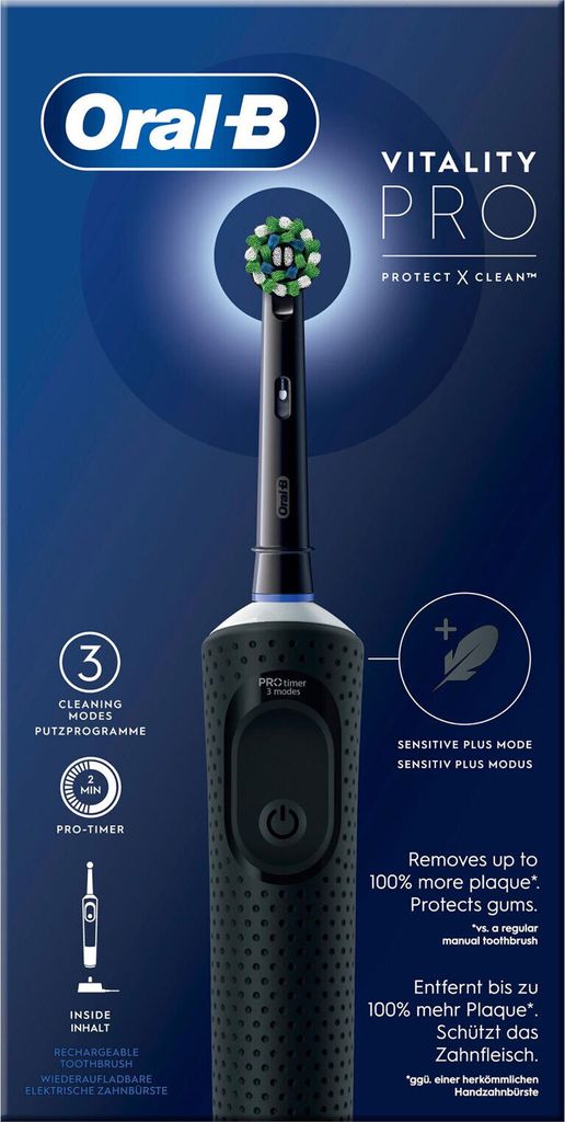 Oral B Vitality Pro Black Mashine Toothbrush