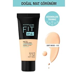 Maybelline Fit Me Fdt Mat 112 Softbge Make Up