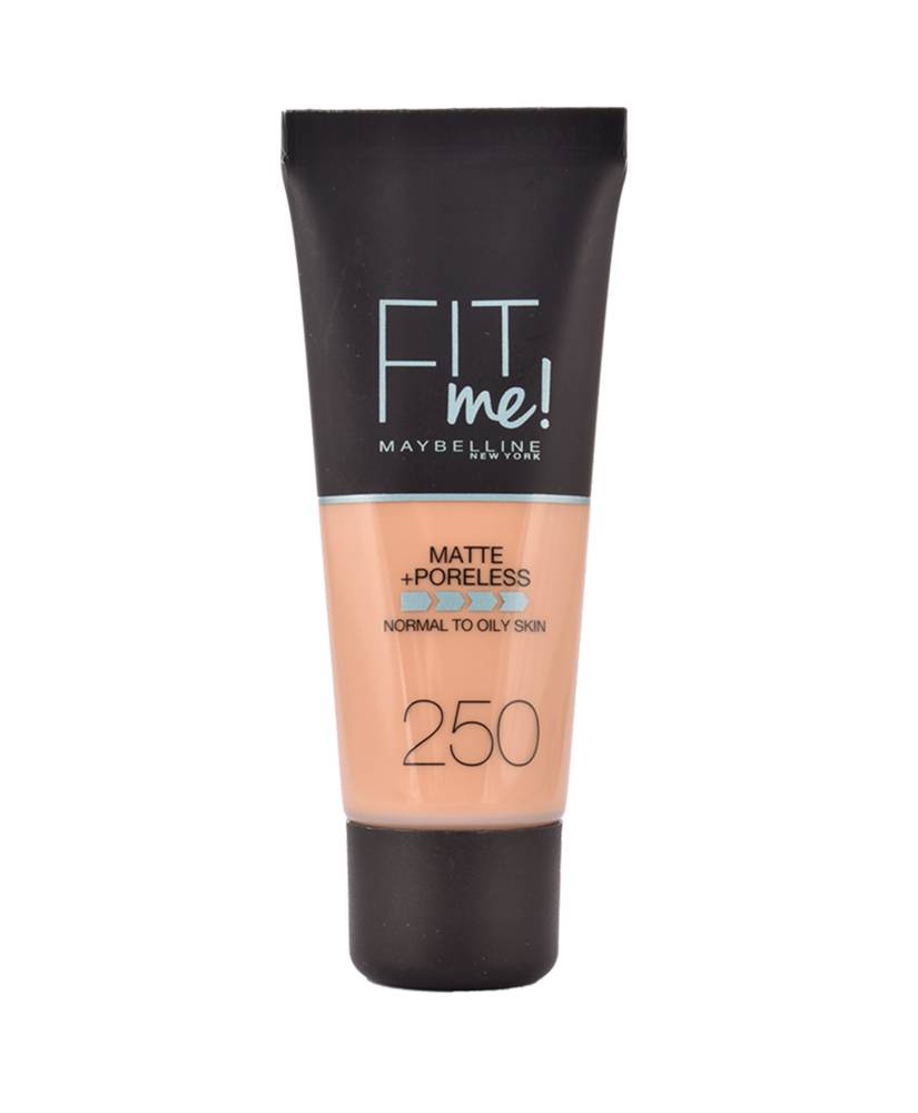 Maybelline Fit Me Matte And Poreless Liquid Foundation For Normal To Oily Skin 250 Sun Beige 30Ml
