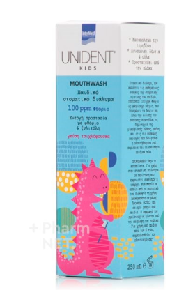 Unident Kids Mouthwash 250Ml X 1