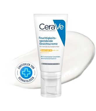 Cerave Promo Am Facial Moisturising Lotion Spf50 52Ml & Free Hydrating Cream-To-Foam Cleanser 50Ml 1Set