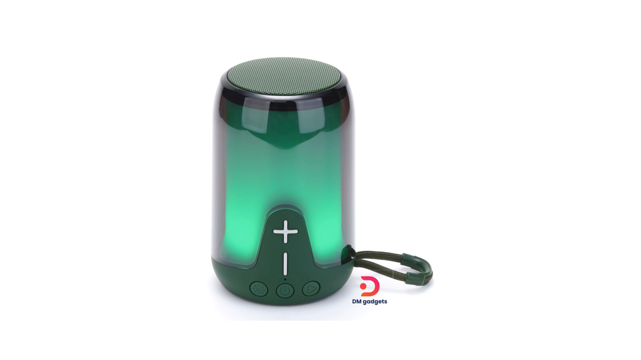 #604E#TG®TG652 Mini Bluetooth Speaker with Deep Bass Stereo Sound RGB Pulse Light Party box/Green