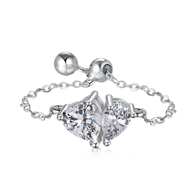 Floating drops ring
