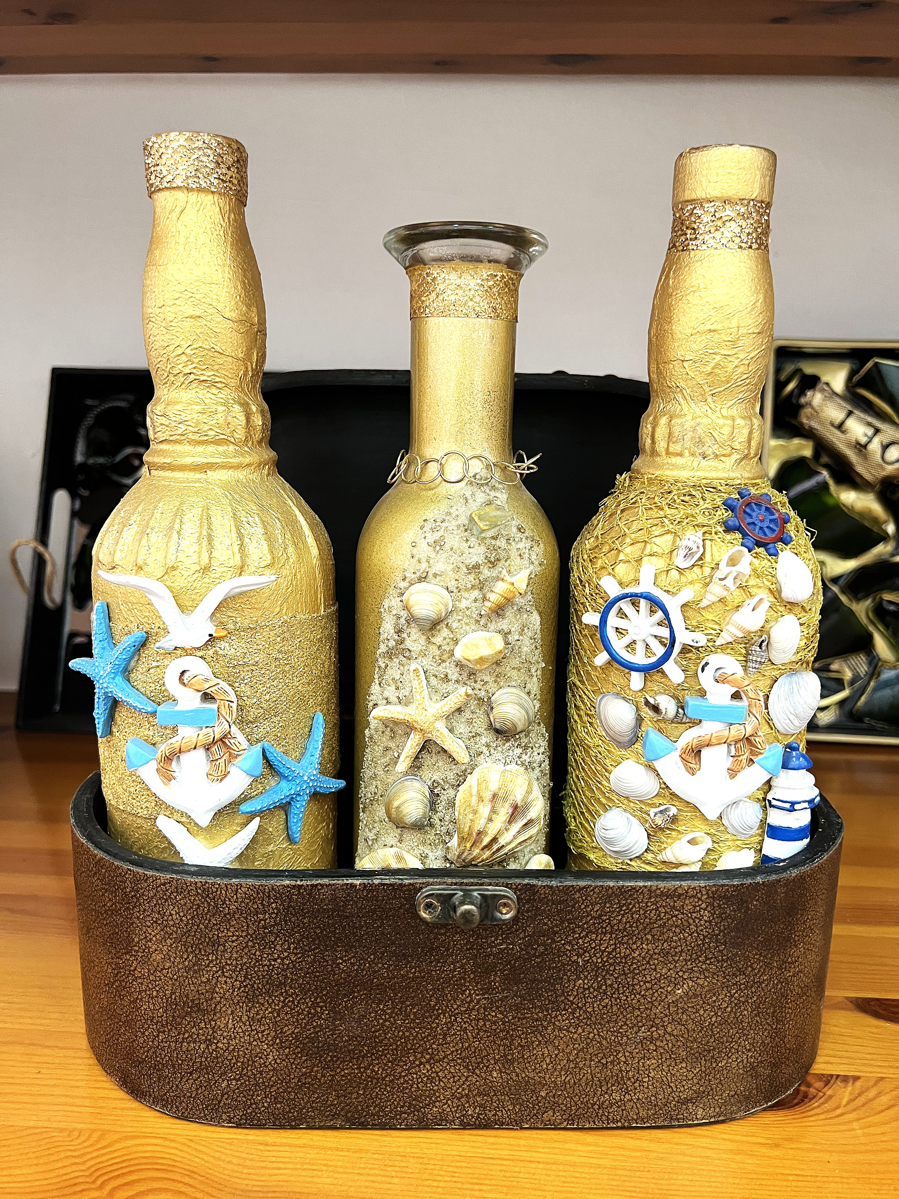 BOTTTLE ART. Code 1. Set of 3. HALF PRICE!