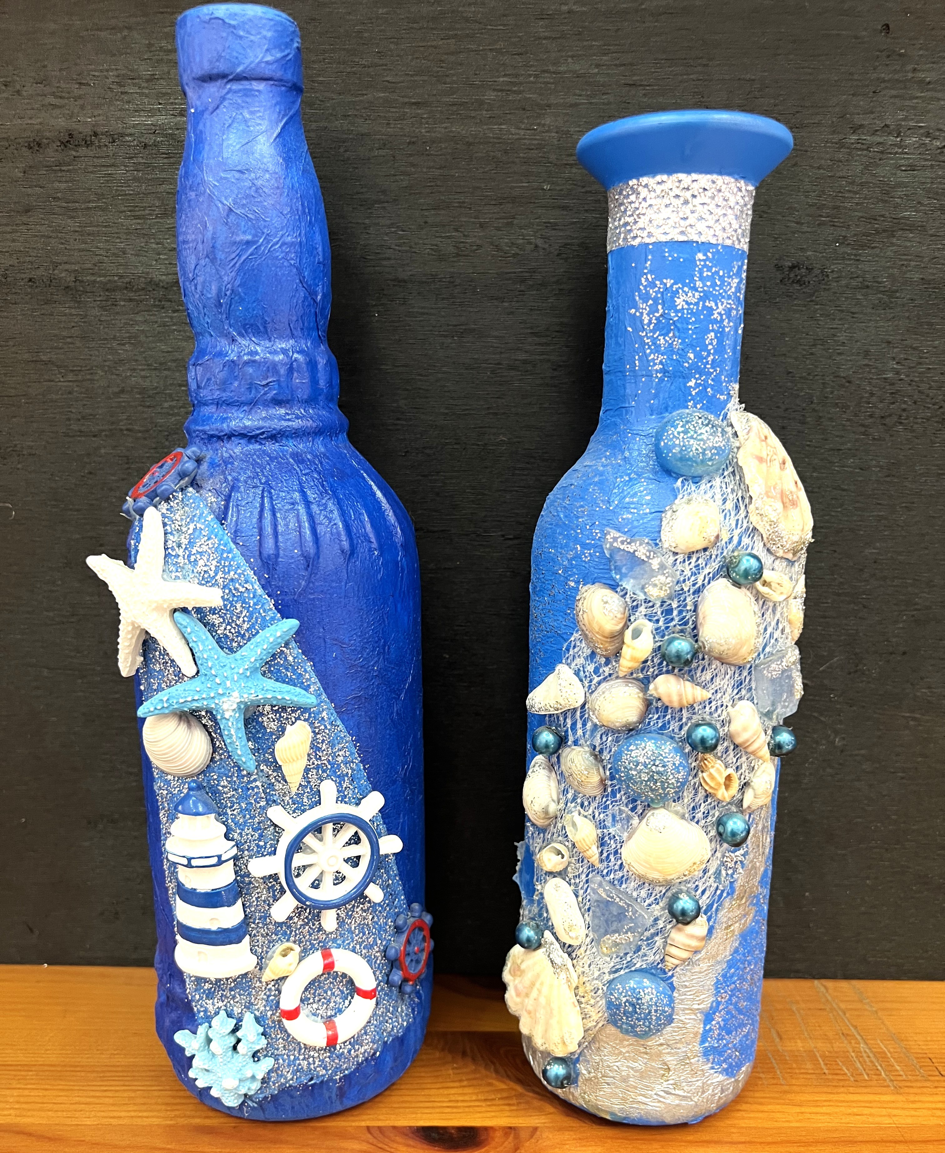 BOTTLE ART. Code 2. Set of 2. HALF PRICE!