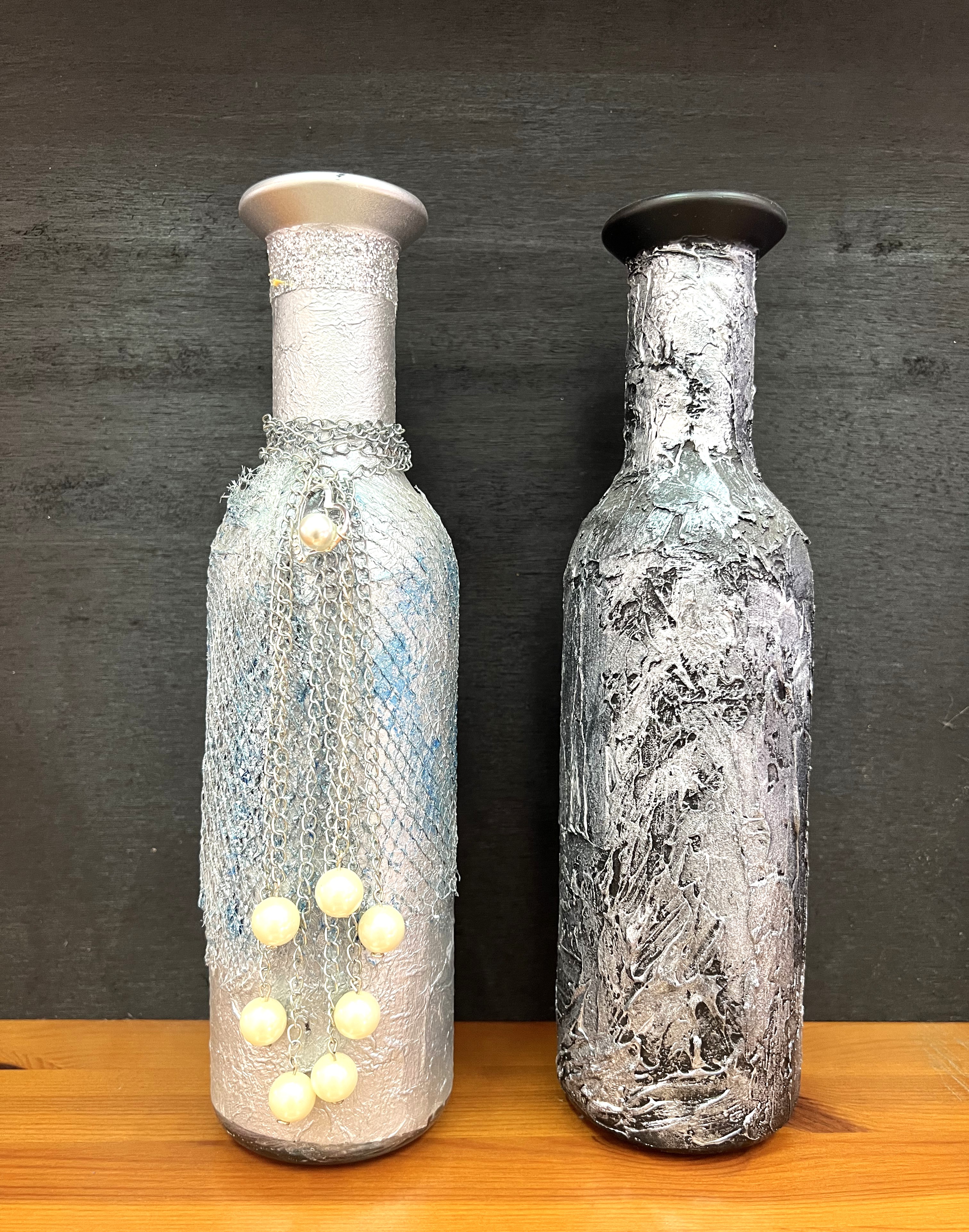 BOTTLE ART. Code 7. Set of 2. HALF PRICE!