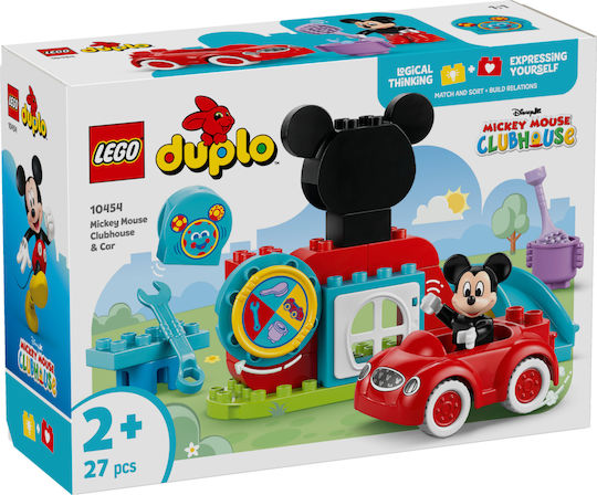 LEGO DUPLO MICKEY MOUSE CLUBHOUSE CAR 10454 27PCS 2+