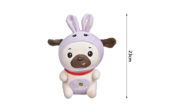Puppy purple 23cm