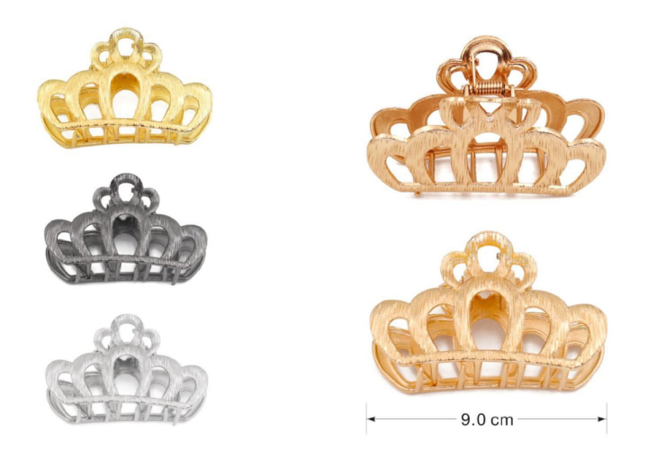 Black Crown hair clip
