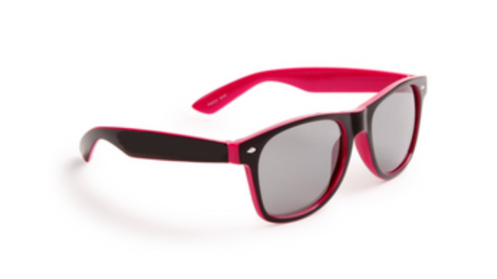 Black with fuxia inner sunglasses