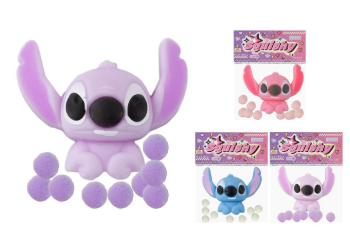 Stitch squishy toy Blue