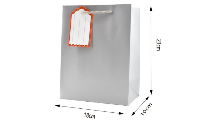 Gift bag Silver S