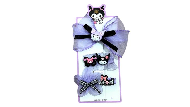 Kuromi hair clip set no2
