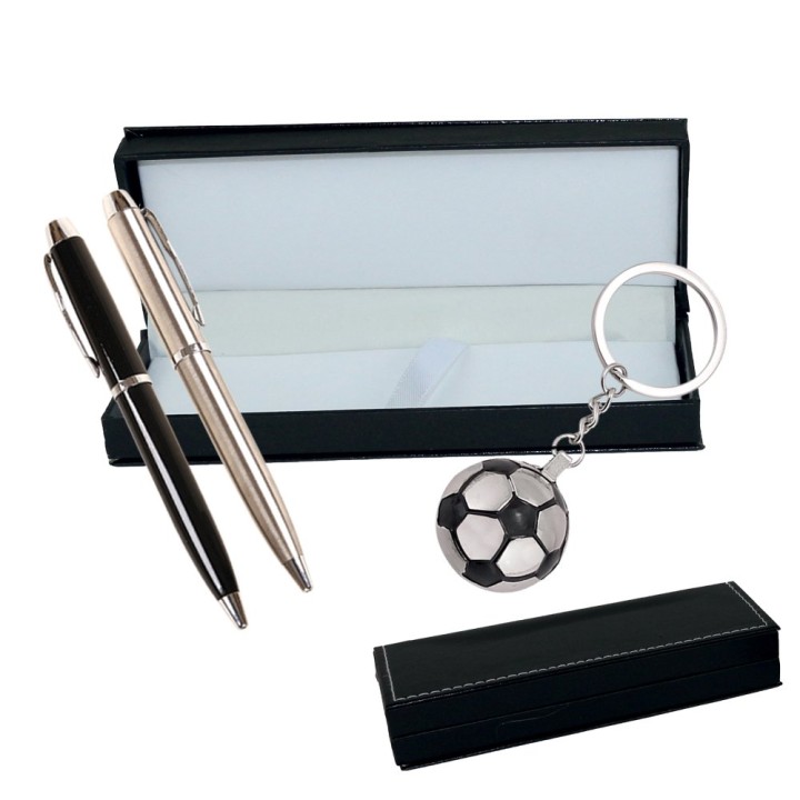 Gift box with Pen & football Keyring