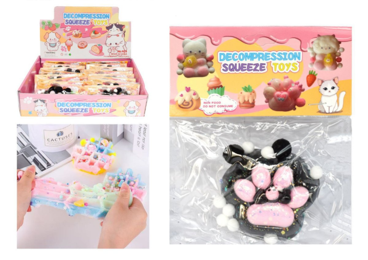 Paw squishy toy