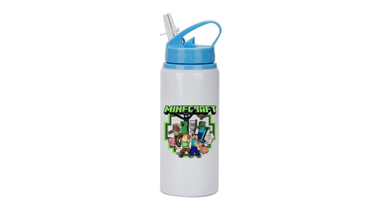 Minecraft water bottle 600ml