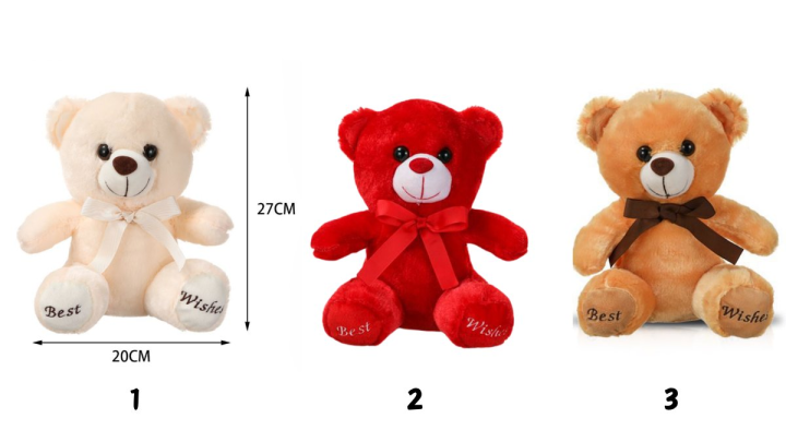 Teddy bear Best wishes No.3