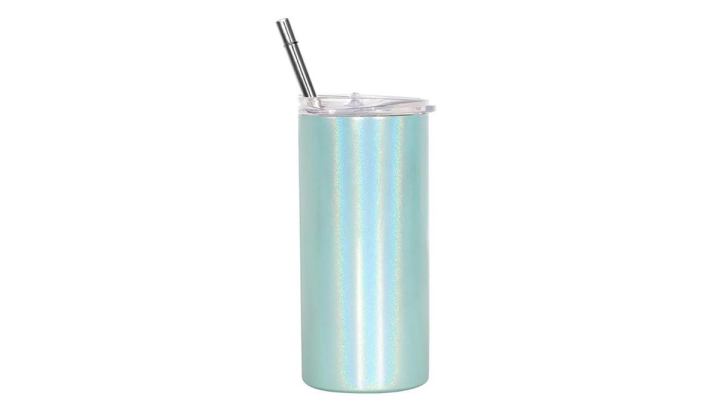 Skinny Tumbler stainless steel, double wall 500ml GREEN MINT SPARKLING