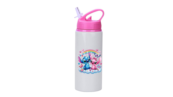 Stitch water bottle 600ml
