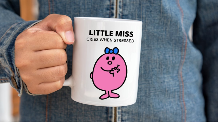 Coffee Mug Little Miss Cries When Stressed 300ml