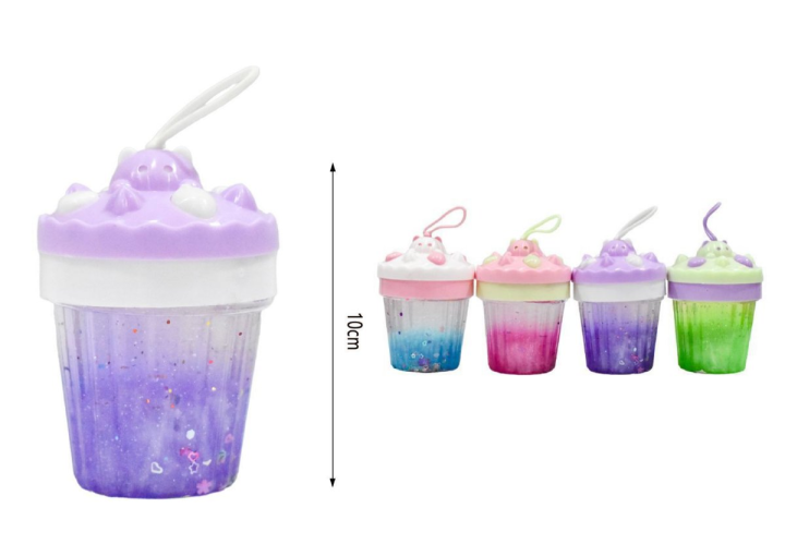 Blue cupcake slime 10cm