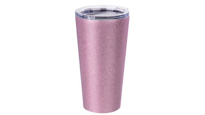 Tumbler 500ml Pink glitter