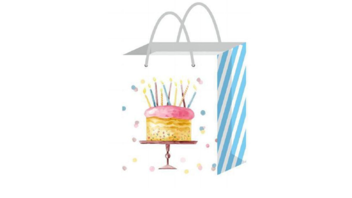 Gift bag blue