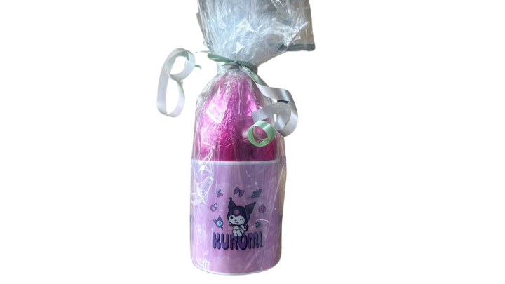 Kuromi mug with chocolate egg