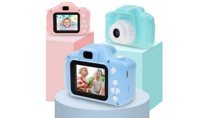 Pink Mini kids camera