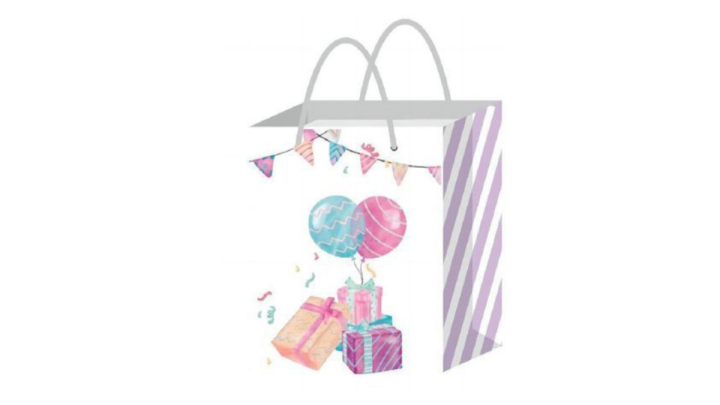 Gift bag purple