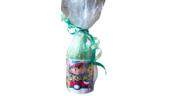Pokemon mug with chocolate egg