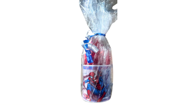 Spider-Man mug with chocolate egg