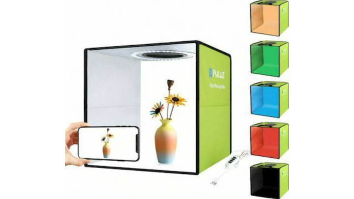 Foldable LED ring light studio box 25cm