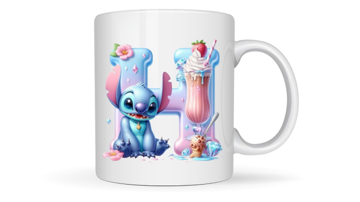 Coffee Μug Stitch Ιnitial H 300ml