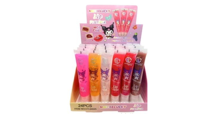 Clear Kuromi lip gloss