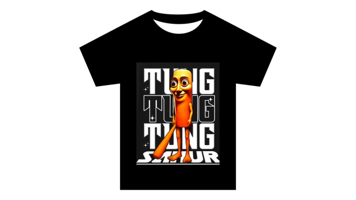 Tung Sahur T-shirt Size 12-14