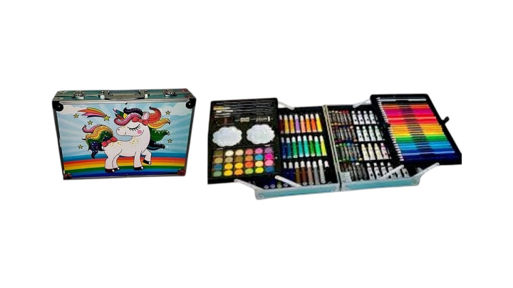 145 Piece Art Studio Coloring Case