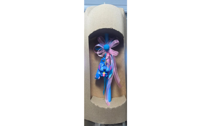 Lambada Stitch drinking bubble tea