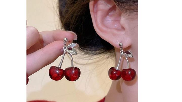Cherry earrings