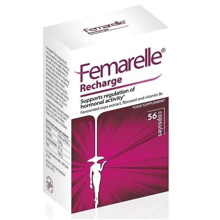 Femarelle Recharge Supports Regulation Of Hormonal Activity During Menopause 56 Tablets